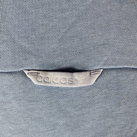 Adidas Sweatshirt Women's 2X Blue Stretch Crew Neck Long Sleeve Pullover 7493 - Picture 4 of 9
